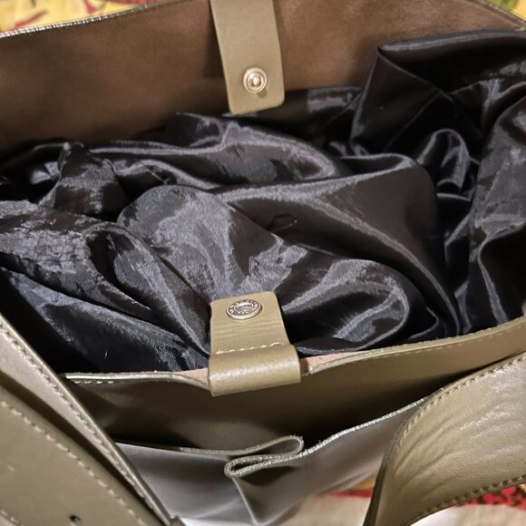 Leather Everlane Studio Bag Purse Olive Green - Picture 8 of 9